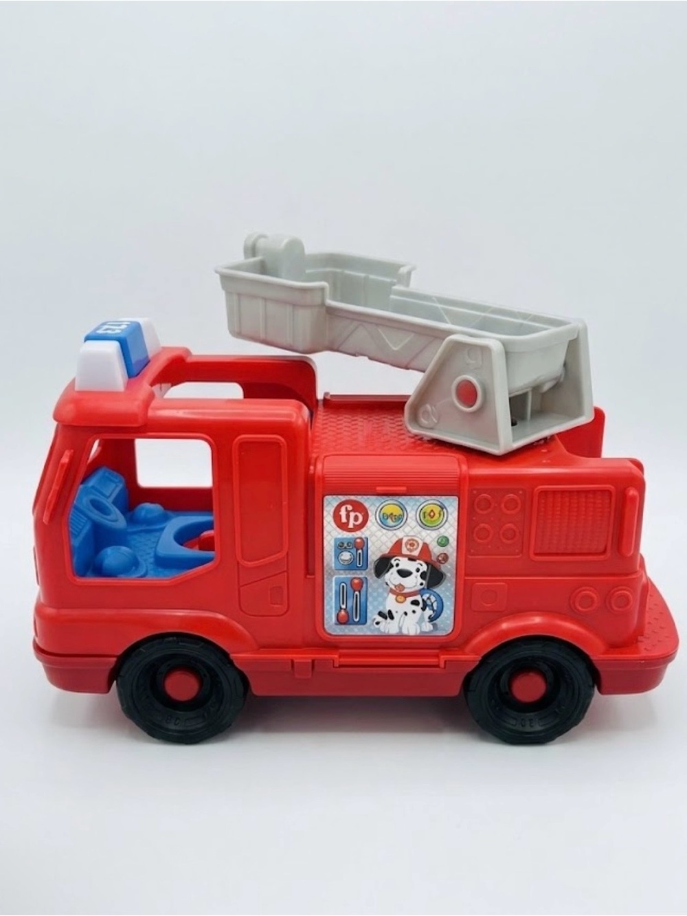 Fisher-Price Little People Rescue Heroes Fire Truck Toy Like New